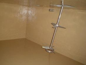 在罐体上敷涂了贝尔佐纳 (Belzona) 5811(浸泡等级) 在罐体上敷涂了贝尔佐纳 (Belzona) 5811(浸泡等级)