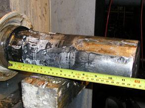 轴被磨损,造成使用年限很短 轴被磨损,造成使用年限很短