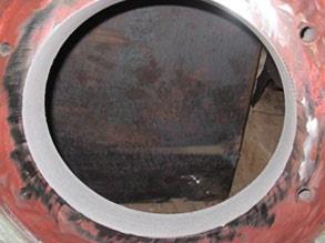 贝尔佐纳 (Belzona) 1111(超级金属)被用来将轴承箱重建至原状 贝尔佐纳 (Belzona) 1111(超级金属)被用来将轴承箱重建至原状